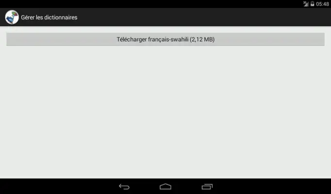 French-Swahili Dictionary android App screenshot 0
