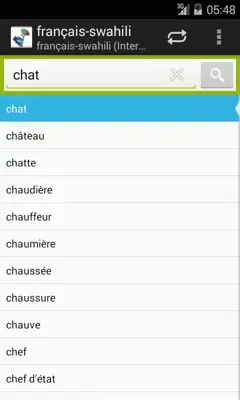 French-Swahili Dictionary android App screenshot 13